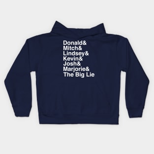 The Big Lie Name Stack Kids Hoodie